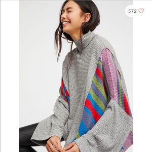 Free People mock neck sweater